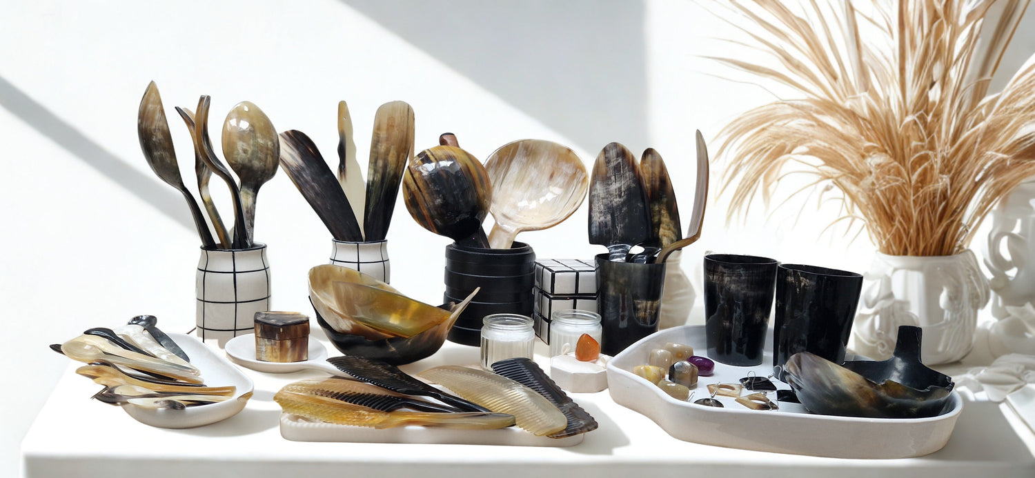 Nos collections de corne de zébu de Madagascar