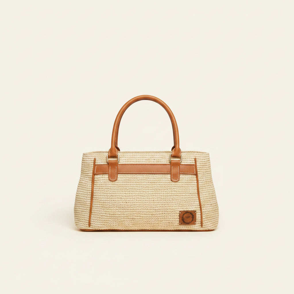 Sac Madeleine – Cabas en Raphia Naturel Fait Main | Mahay Paris