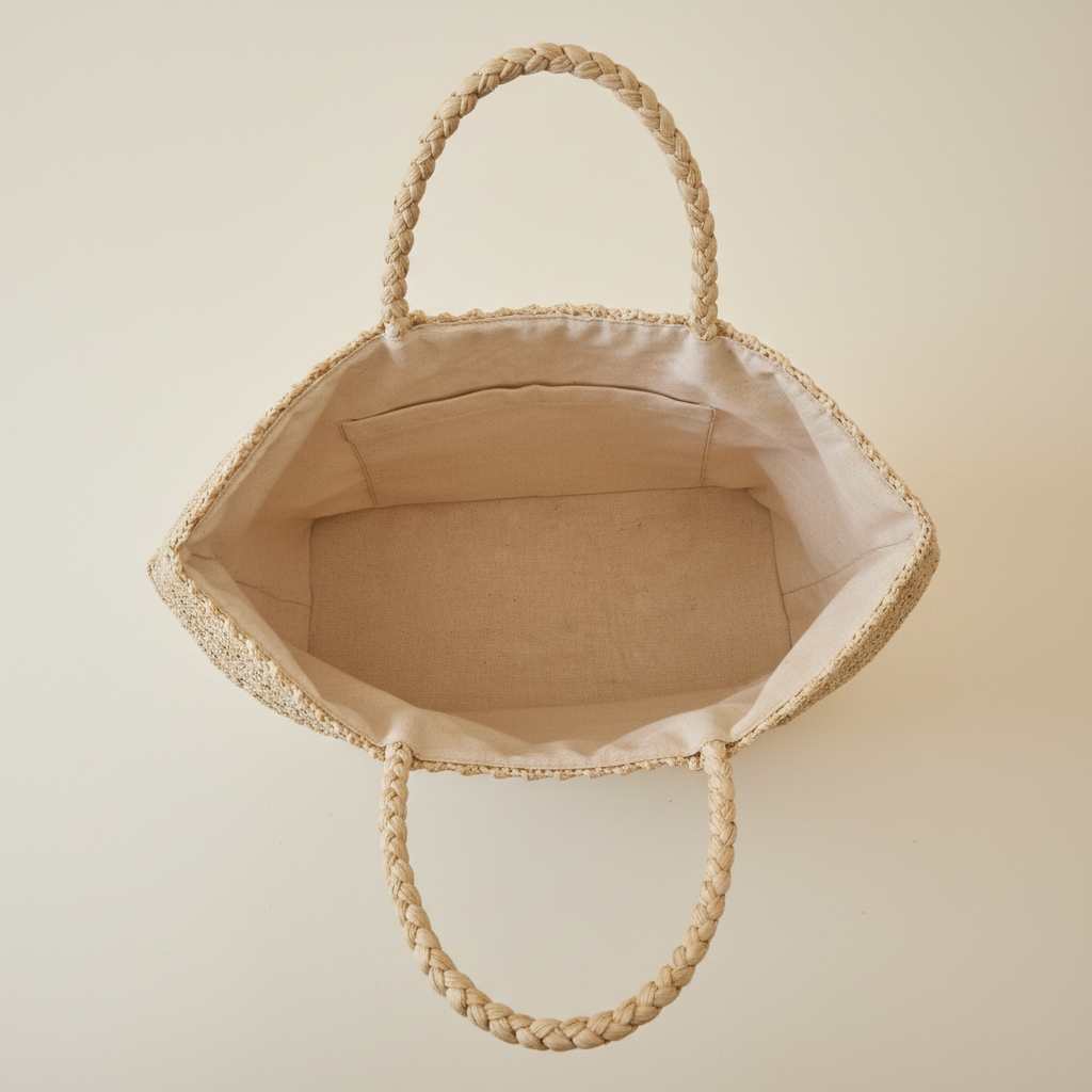 Sac Concorde en Raphia naturel de Madagascar