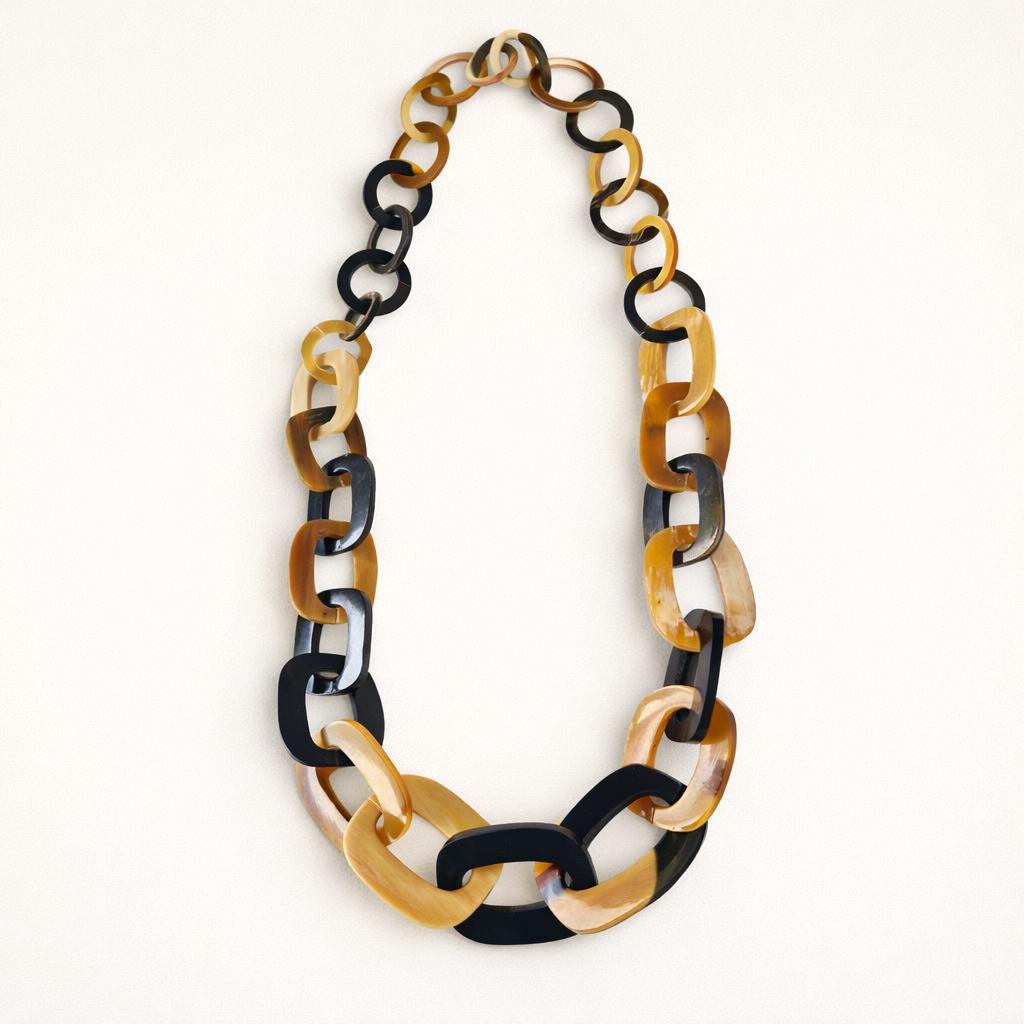 Collier Rivoli en corne de zébu