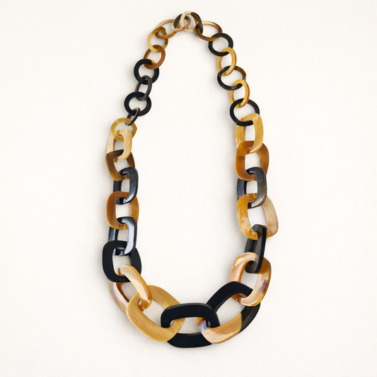 Collier Rivoli en corne de zébu