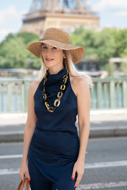 Collier Rivoli en corne de zébu