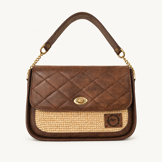 Bandoulière Mahay en Raphia Naturel | Sac Artisanal Madagascar – Mahay Paris