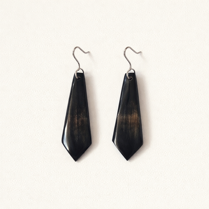 Boucles d'oreilles Saint-Honoré – Corne de Zébu Artisanale